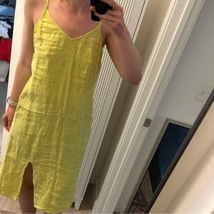 Rachael Zoe linen slip dress